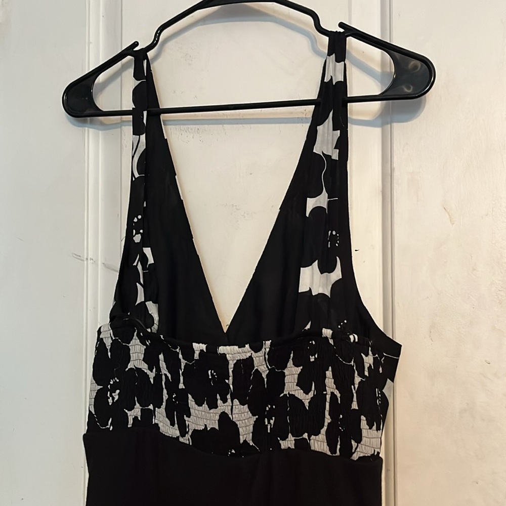 Jonathan Martin size 16 black and white halter maxi dress. NWT - Picture 5 of 8